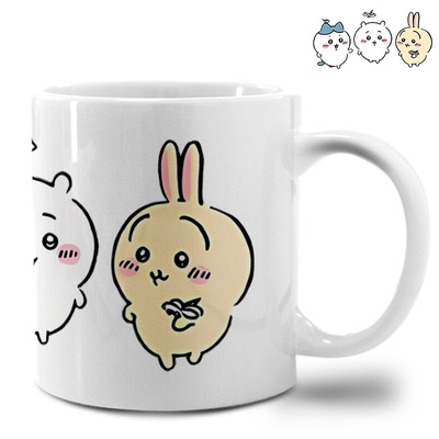 日本吉伊卡哇chiikawa小八乌萨奇自嘲熊搞怪陶瓷水杯马克杯变色杯