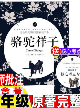 骆驼祥子名师导读带批注正版