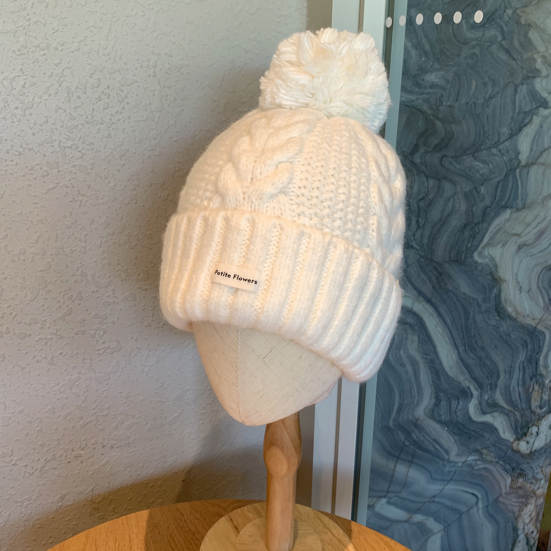 韩系可爱毛线帽秋冬保暖防寒