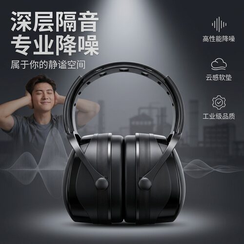 隔音降噪学习睡觉专用头戴式