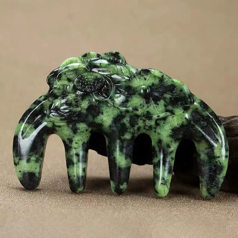 藏玉药王石五抓按摩梳活磁按摩棒眼罩手镯手链挂件手把件情侣款