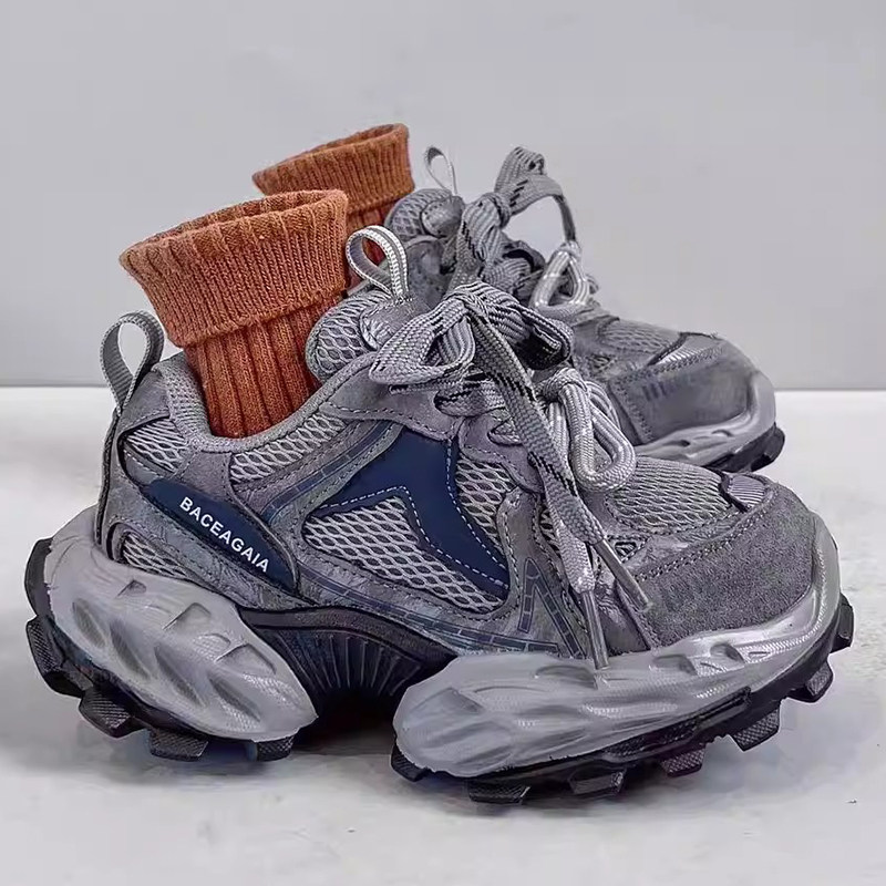 男童运动鞋老爹鞋透气网面防滑厚底儿童休闲学生鞋春秋新款中大童