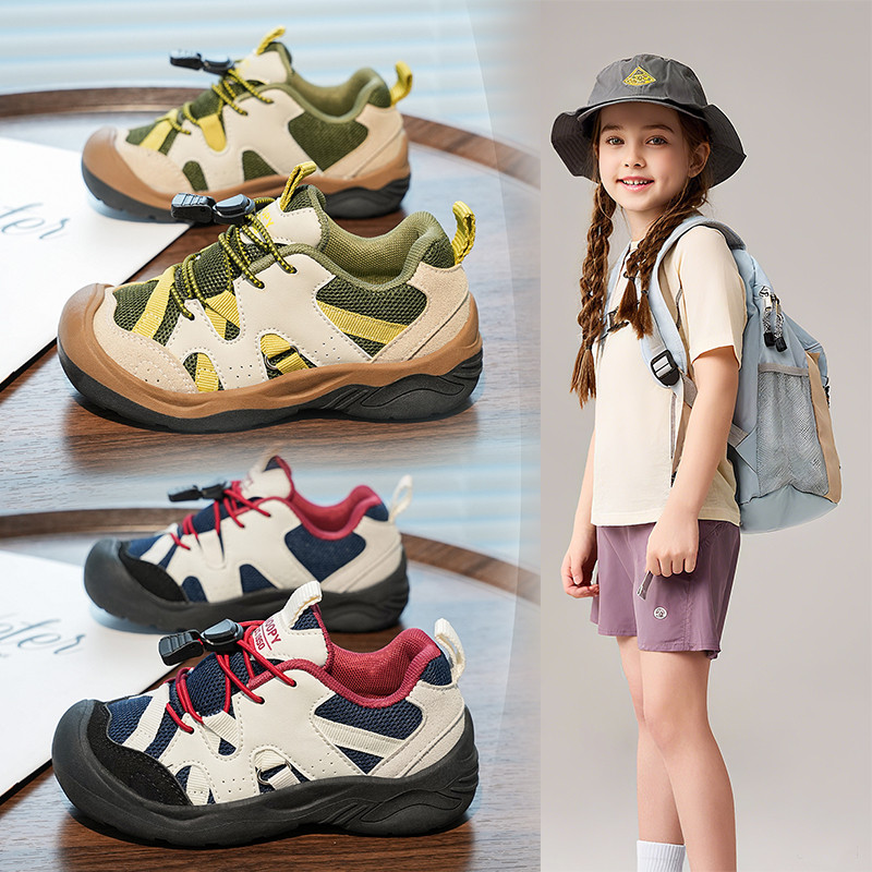 女童运动鞋春秋新款儿童网鞋透气跑步鞋童鞋男童休闲鞋足球鞋软底