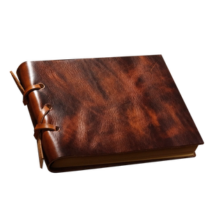 魔法书日记本复古真皮牛皮笔记本创意欧式日式旅行个性中古风记事本横版A5加厚手帐文艺相册绘画素描手绘本