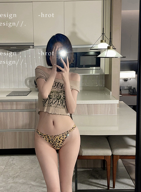 野性魅影*性感少女豹纹内裤女2025新款爆款时尚纯棉裆无痕三角裤