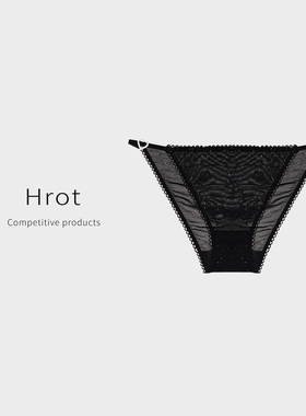 心心相应*低腰法式纯欲少女无痕内裤性感网纱透气三角短裤女新款