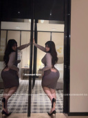 晚安奈奈 抹胸睡裙 针织包臀舒适毛衣纯欲大码 邻家美人 微胖法式