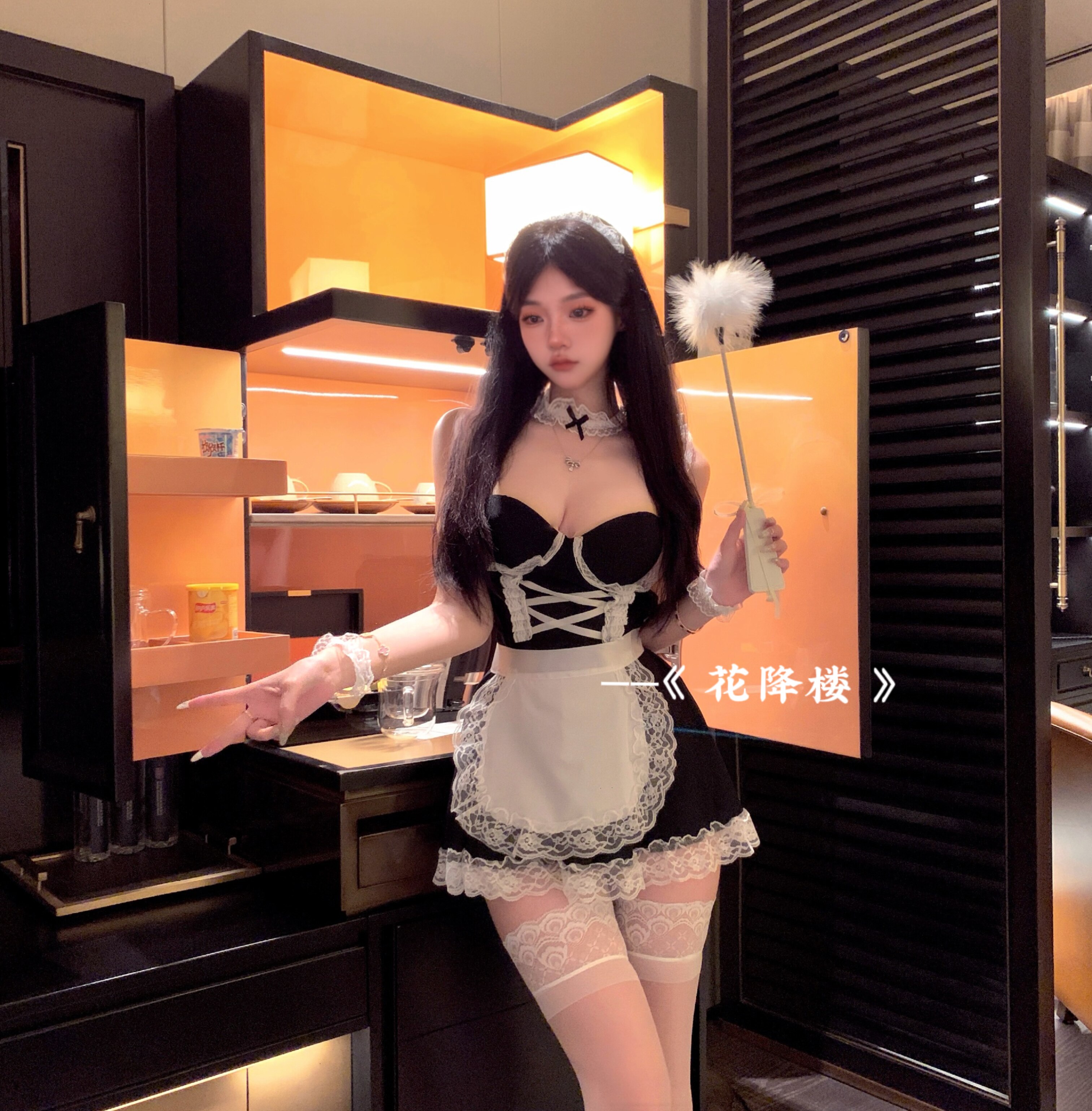 晚安奈奈 璀璨的恋情 大码微胖女仆变装可爱日系性感诱惑纯欲女佣