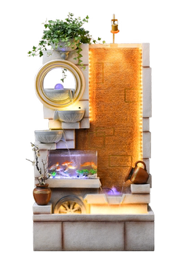 大型流水摆件循环水鱼缸