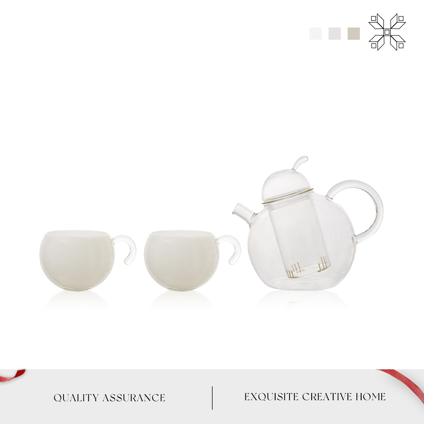 MOLA高硼硅水壶套装茶壶玻璃杯