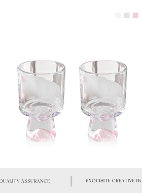 Auramoon.Bait.酒具玻璃杯创意粉色甜筒杯in风特调气泡 | 饵乖