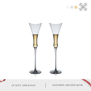 MOLA.Wet.酒具中古酒杯水晶玻璃高脚杯子香槟杯鸡尾酒杯 湿云