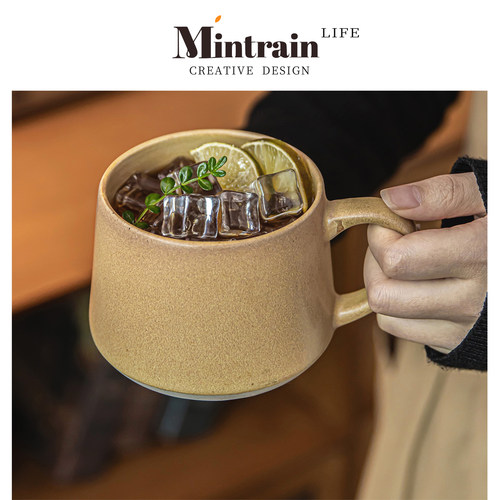 Mintrain创意陶瓷大号马克杯