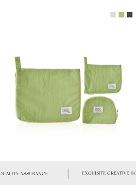 MOLALUNA.Misty.收纳袋ins轻薄旅行整理袋内衣收纳分装袋 | 雾柠