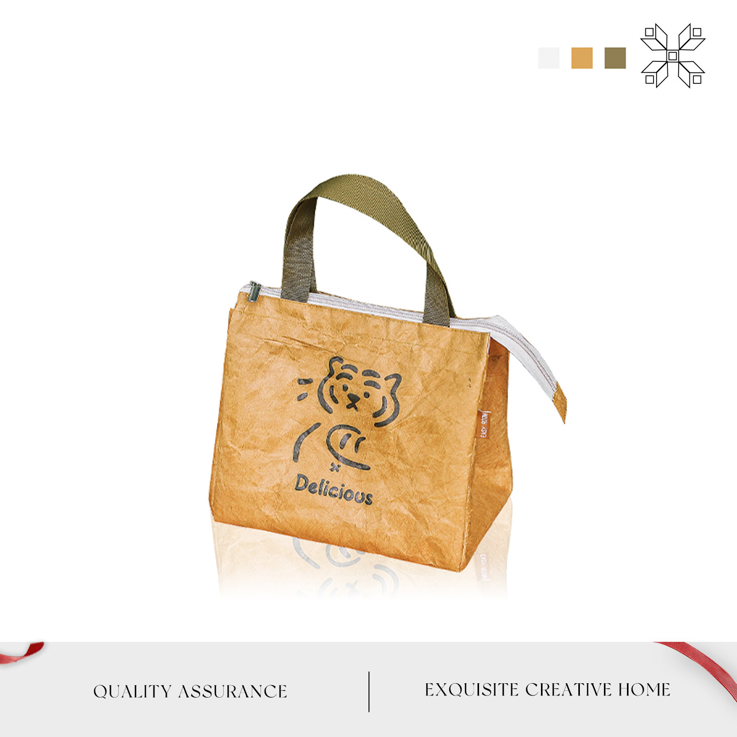 MOLALUNA.Tiger.饭盒袋学生保温提饭包饭兜防水收纳便当包 | 檬虎,收纳整理,饭盒袋,淘宝优惠券,粉丝福利购,淘宝优惠卷