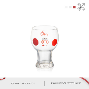 MOLA.Full.杯具家用啤酒杯个性 神奇 创意玻璃杯可爱果汁杯饮料杯