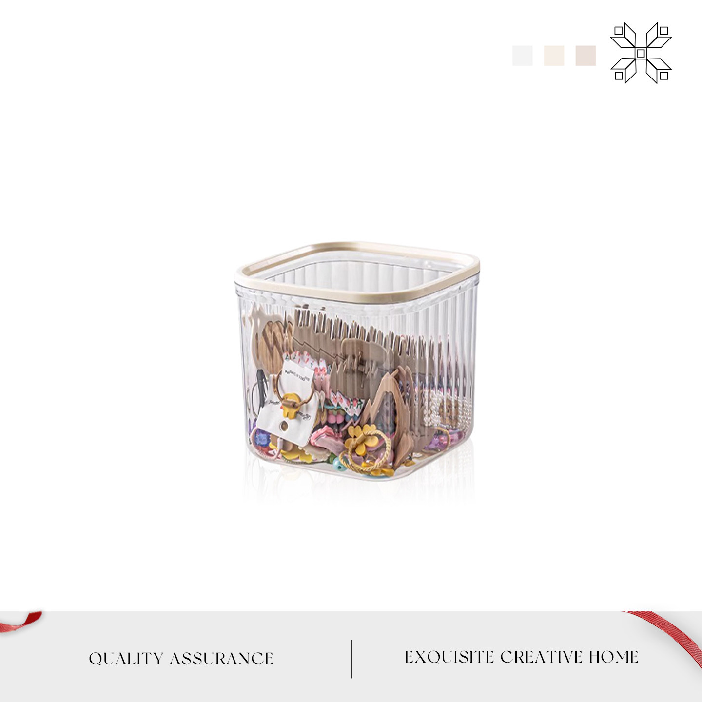 MOLA收纳盒大容量带盖防尘