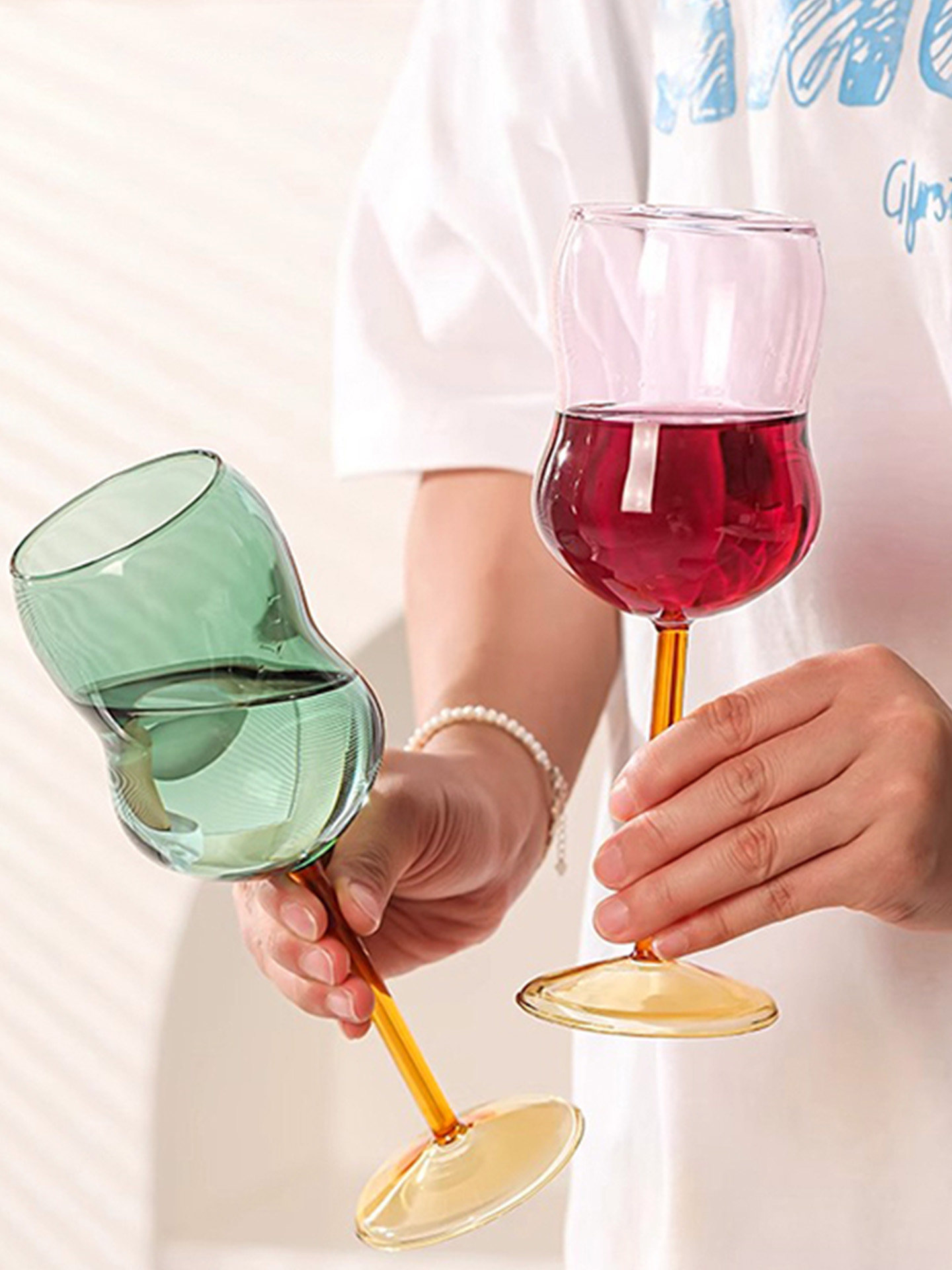 Fruit Gourd Wine Glasses: Borosilicate Glass Design - Product image 5