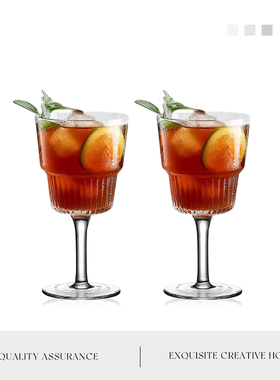 MOLALUNA.Coarse.酒具高脚水晶玻璃杯轻奢简约鸡尾酒杯子 | 凝然