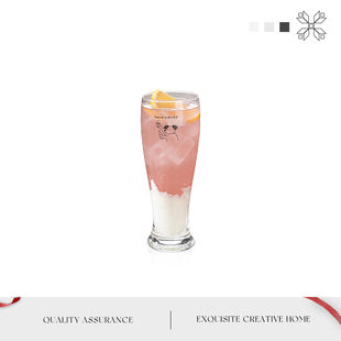 Auramoon.Range.2支装小猫扎啤杯玻璃杯大容量精酿啤酒杯 | 峦渠