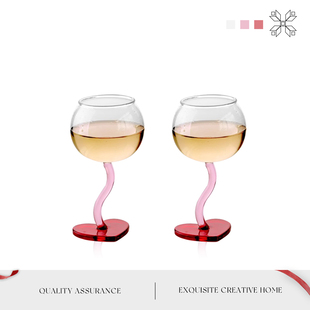 Auramoon.酒具轻奢玻璃葡萄酒高脚杯红酒杯高颜值礼物 | 心曲
