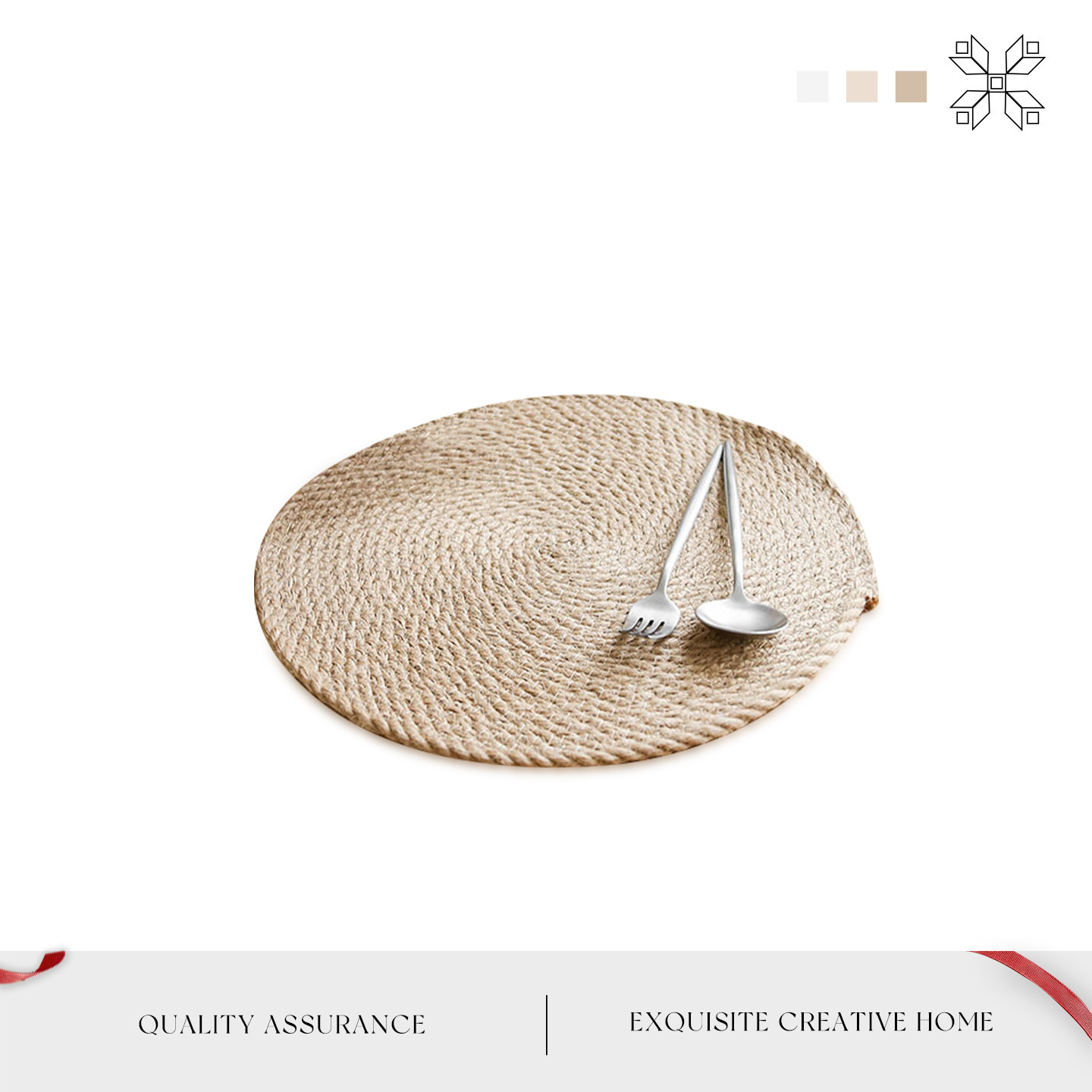 MOLA.Field.隔热垫日式黄麻编织家用防烫桌垫锅垫餐盘杯碗垫|田野,餐饮具,餐垫,淘宝优惠券,粉丝福利购,淘宝优惠卷