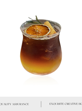 Auramoon.Fortress.ins风拿铁咖啡玻璃杯牛奶杯简约喝水杯 | 堡枕