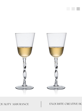 MOLA.Tangle.酒具中古水晶玻璃红酒杯法式香槟杯高脚杯 | 纠缠