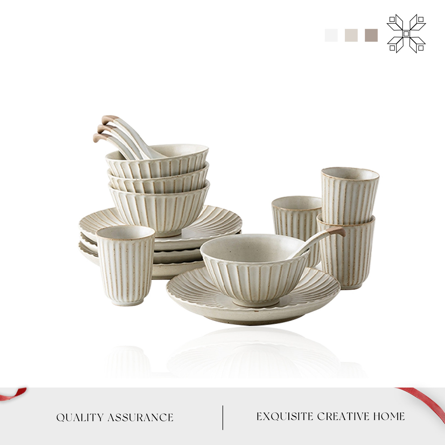 Mintrain英国餐具家用陶瓷碗碟套装乔迁创意碗盘送礼礼盒 | 景雏