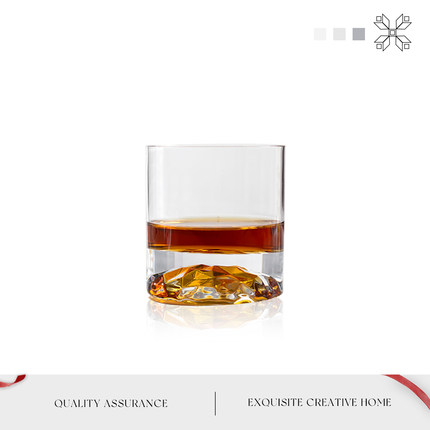 MOLA.Code.酒具家用轻奢磨砂冰块洋酒杯古典杯威士忌酒杯 | 冰典