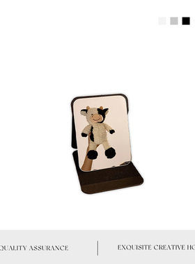 Auramoon.Late.随身化妆镜女折叠翻盖式小镜子可立梳妆镜 | 晚初