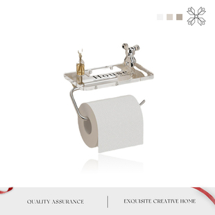 MOLA.sound.卫生间置物架免打孔厕所厕纸盒亚克力纸巾架   声第