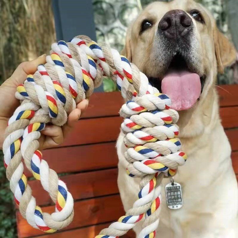 狗狗玩具耐咬磨牙解闷神器幼犬中大型犬拉布拉多狗咬绳幼犬玩具