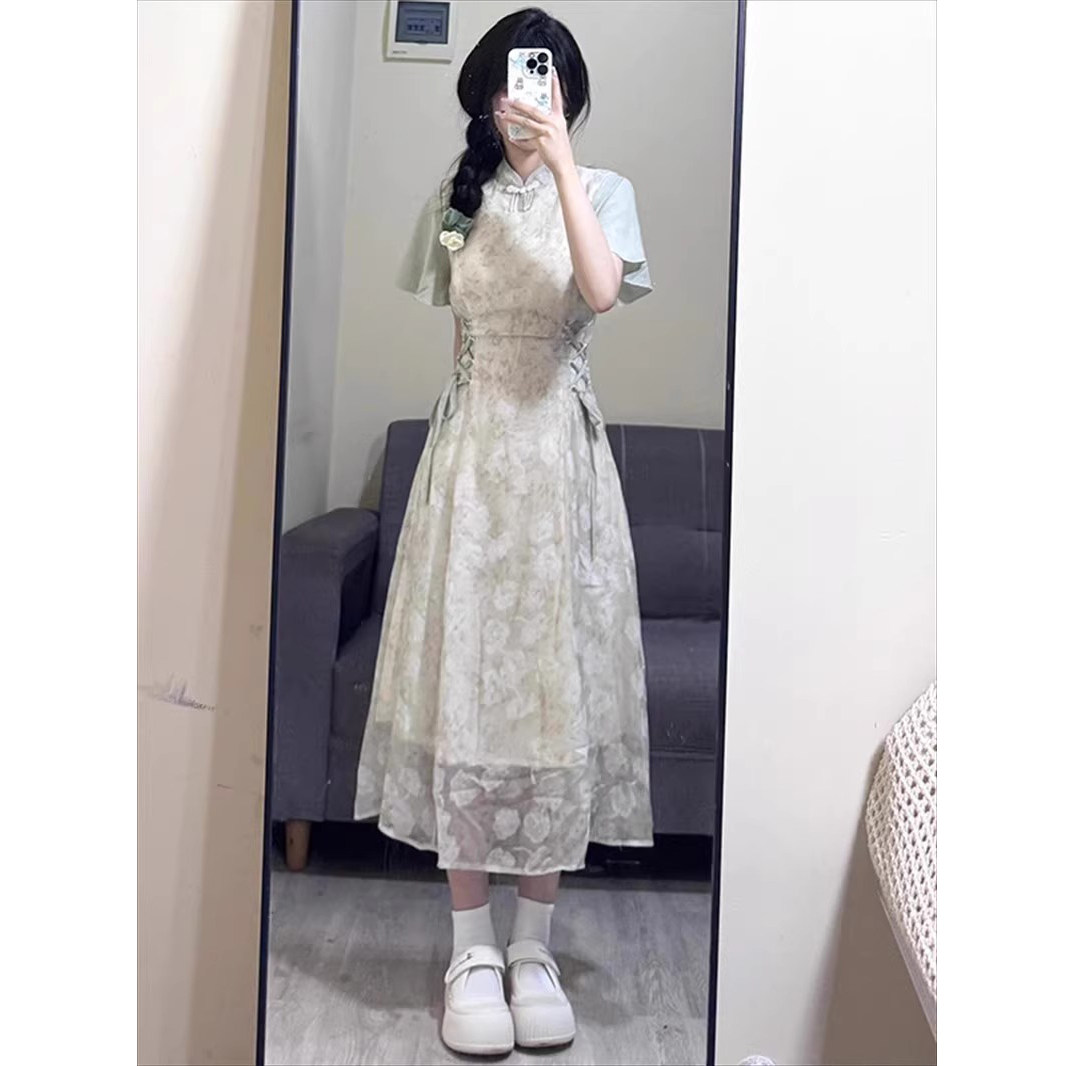 日常国风洋装夏日绝美小
