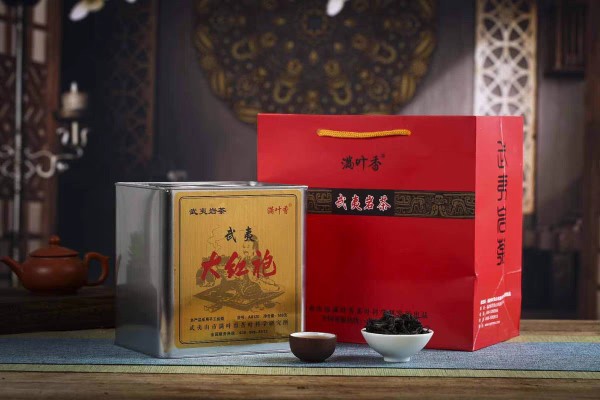 满叶香AB120大红袍一级炭焙浓香型武夷山岩茶叶乌龙茶500克/1罐装