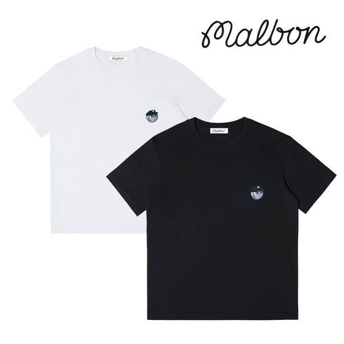 malbonGOLF春夏纯棉刺绣T恤