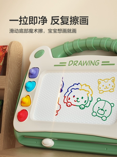 Домашняя стираемая магнитная доска для рисования для раннего возраста, раскраска для письма, игрушка, 2 лет
