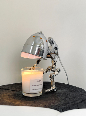 Keijo 606融蜡灯手工小众无火香薰创意设计感摆件可调光小台灯