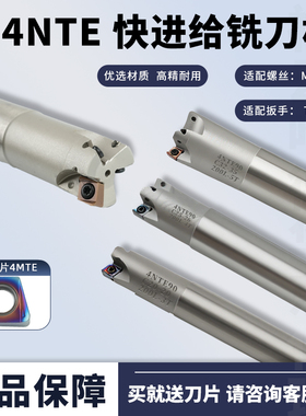 4NTE90双面快进铣刀杆直角开粗方肩立铣刀杆 适用4NKT060308刀片