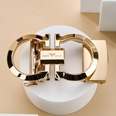 时尚 8字扣合金卡扣男士 配件皮带扣头自动扣奢侈品单卖3.5CM腰带扣