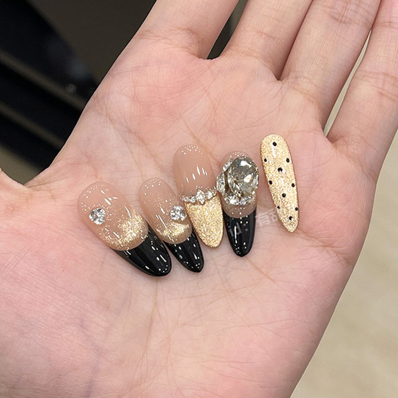 法式猫眼穿戴甲长款春夏高级感新款穿戴美甲手工定制绝美指甲贴片,彩妆/香水/美妆工具,穿戴甲/甲片,淘宝优惠券,粉丝福利购,淘宝优惠卷