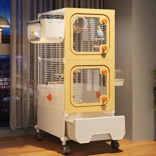 鸟笼子鹦鹉专用新型防溅大号家养玄凤虎皮牡丹小太阳家用豪华别墅