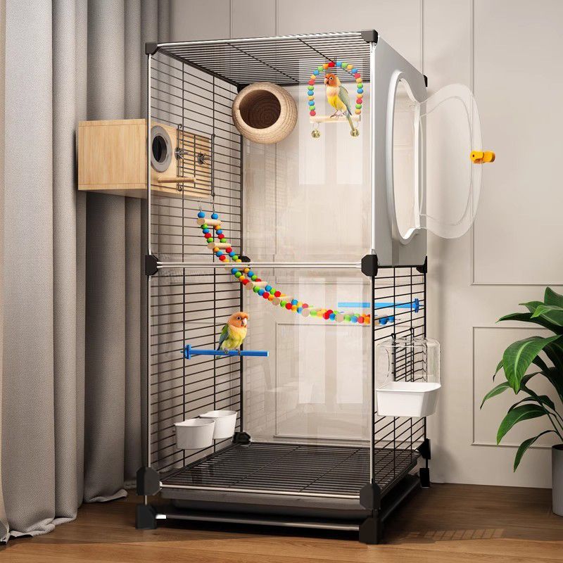鸟笼子大号鹦鹉笼子家用虎皮牡丹玄凤小太阳专用新型小鸟豪华别墅