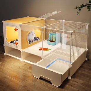 兔笼兔子专用家用室内大号兔子睡觉小窝荷兰猪侏儒兔别墅四季通用