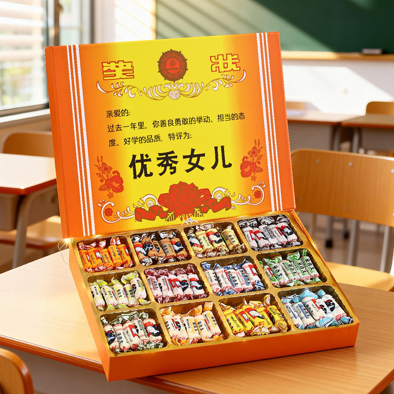 冠生园大白兔奶糖礼盒装12口味怀旧小零食送男女生38女神节礼物