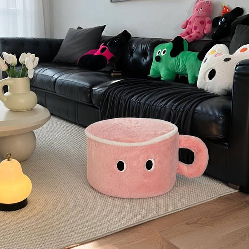 茶杯凳新款ins卧室飘窗地上坐墩