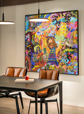 Cici《爱与疯狂》兔年潮流版画潮流艺术家同款客厅卧室壁装饰挂画