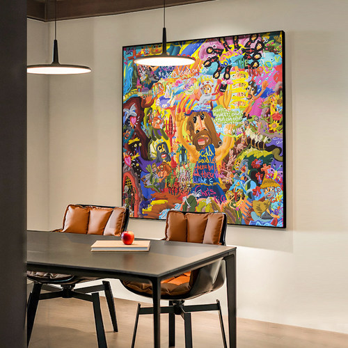 Cici《爱与疯狂》兔年潮流版画潮流艺术家同款客厅卧室壁装饰挂画