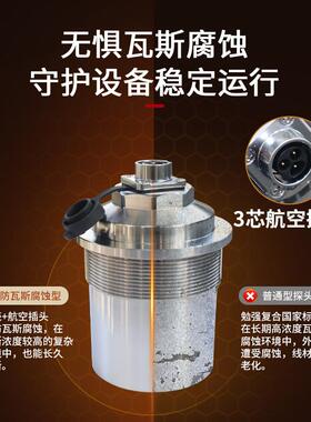 煤矿巷道换能器风速仪传感器36~45KHz频率不锈钢材质1~10米量程