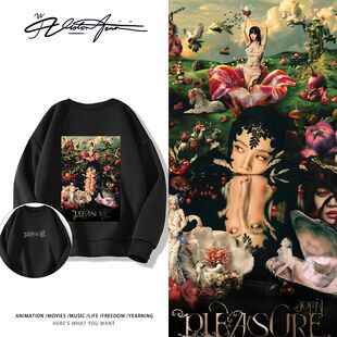 蔡依林2026 PLEASURE世巡演唱会粉丝应援圆领卫衣男女潮流加绒